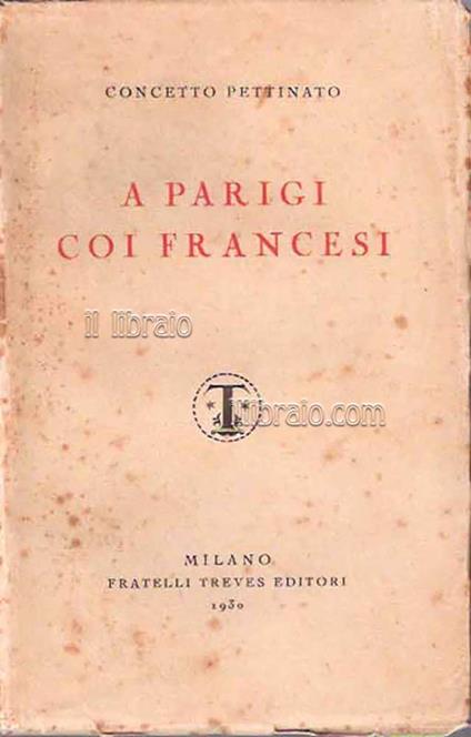 A Parigi coi francesi - copertina