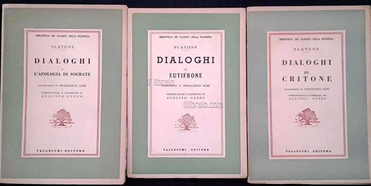 Dialoghi - Platone - copertina