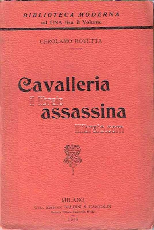 Cavalleria assassina - copertina