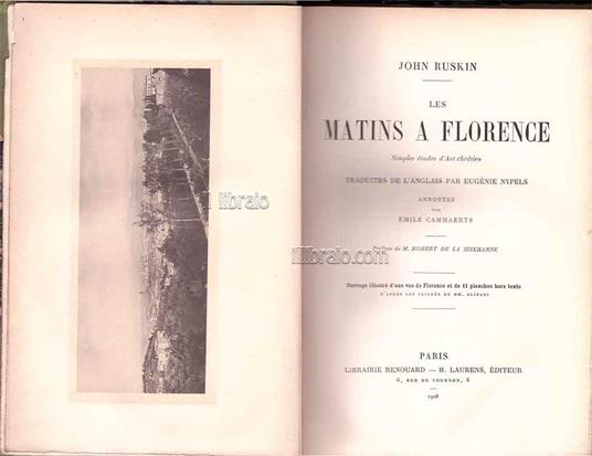 Les matins a Florence. Simples études d'Art chrétien - copertina