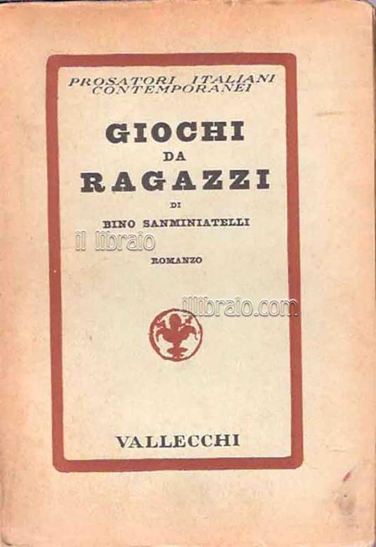 Giochi da ragazzi - copertina