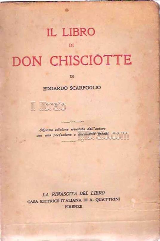 Il libro di Don Chisciotte - copertina