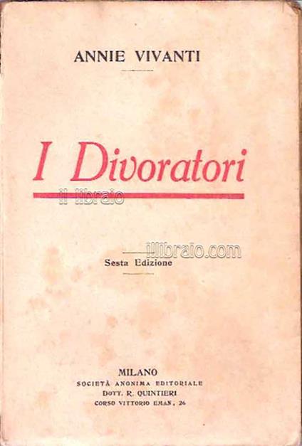 I divoratori - copertina