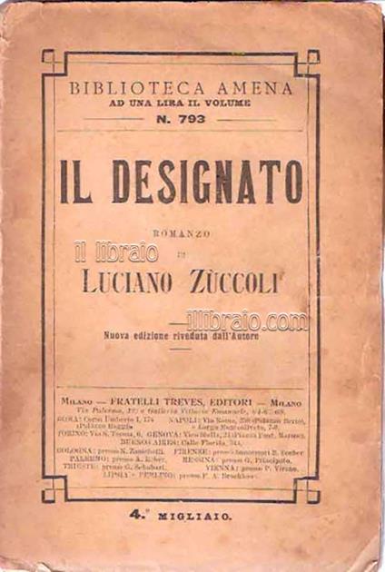 Il designato - copertina