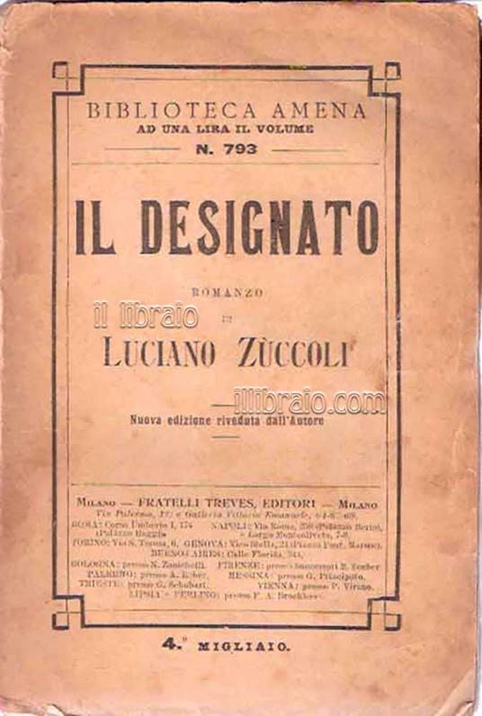 Il designato - copertina