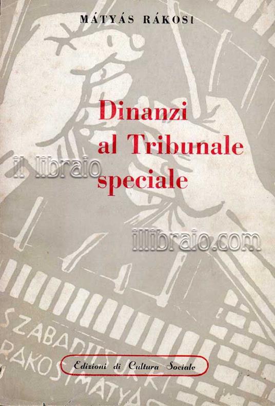 Dinanzi altribunale speciale - copertina