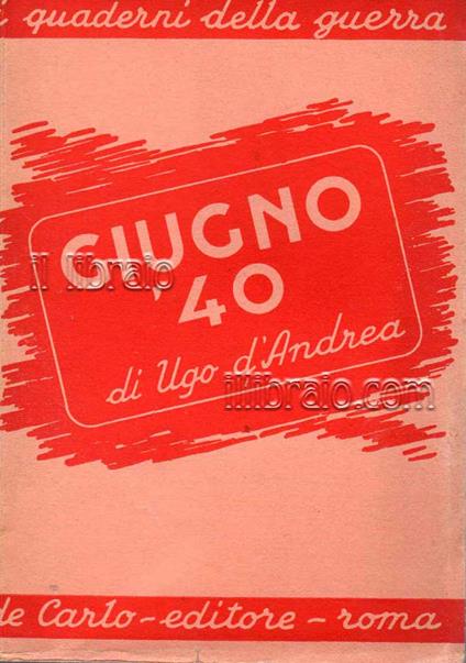 Giugno ‘40 - copertina