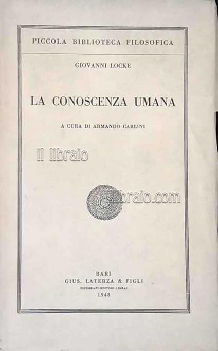 La conoscenza umana - copertina