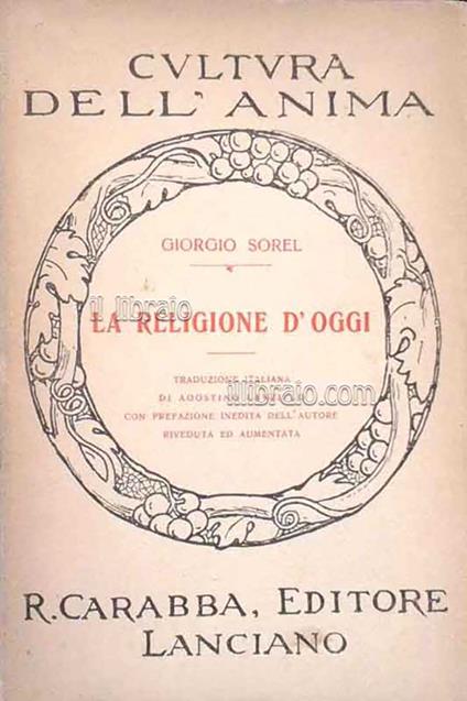 La religione d'oggi - copertina