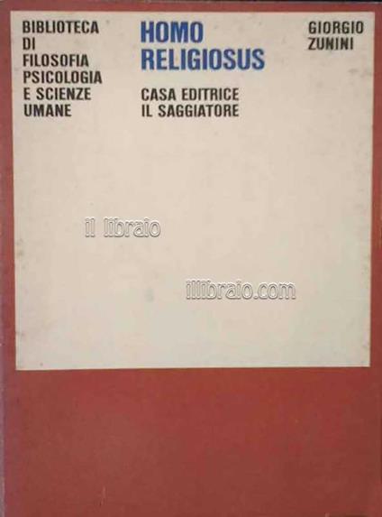 Homo religiosus - copertina