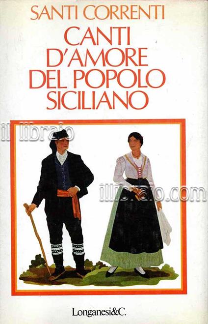 Canti d'amore del popolo siciliano - copertina