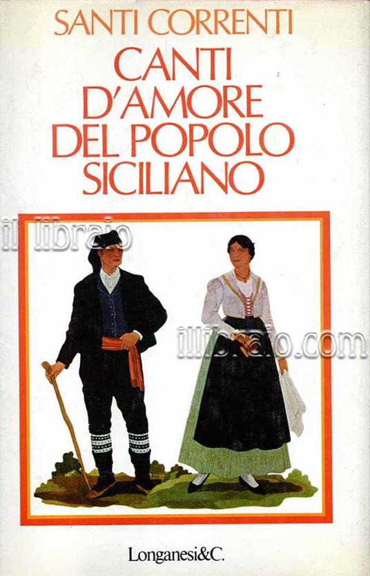 Canti d'amore del popolo siciliano - copertina