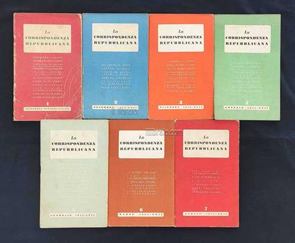 La corrispondenza repubblicana - copertina