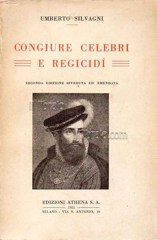 Congiure celebri e regicidi - copertina