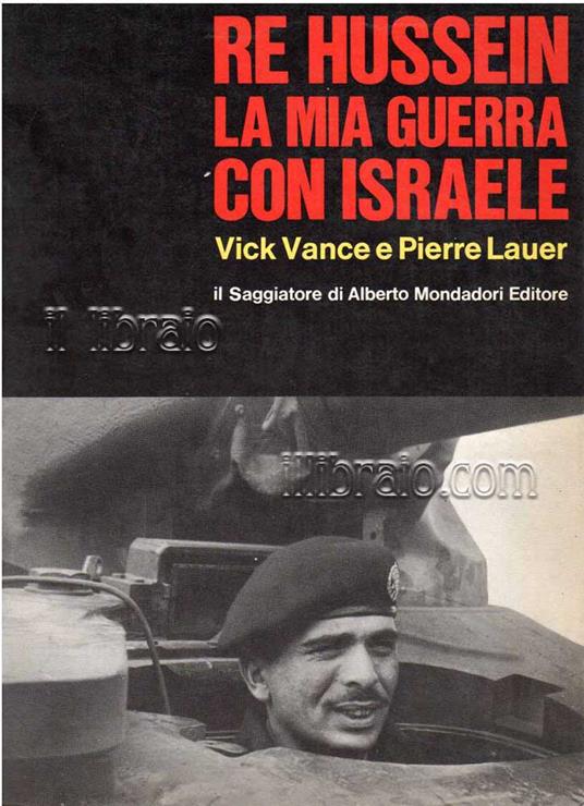 Re Hussein: la mia guerra con Israele - copertina