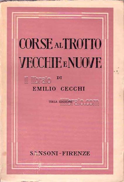 Corse al trotto vecchie e nuove - copertina