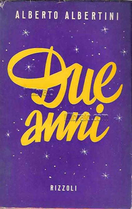 Due anni - A. Albertini - copertina