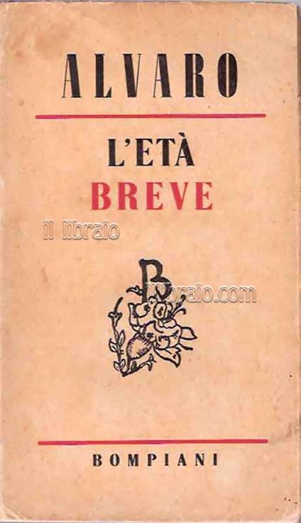 L' età breve - copertina
