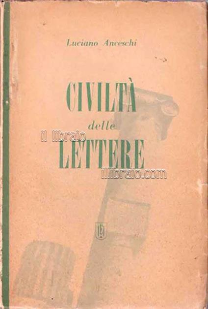 Civiltà delle lettere - copertina