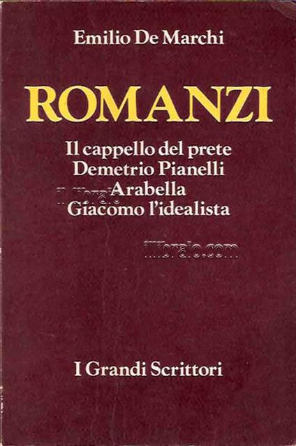 Romanzi - copertina
