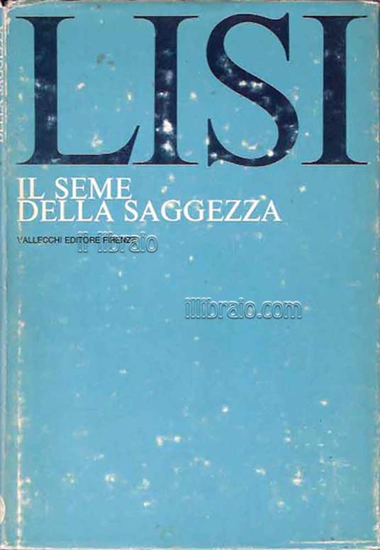 Il seme della saggezza - copertina