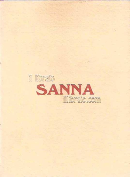Sanna Sergio - copertina