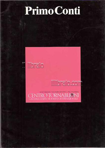 Primo Conti. Opere recenti - copertina