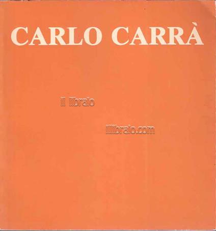Carlo Carrà - copertina