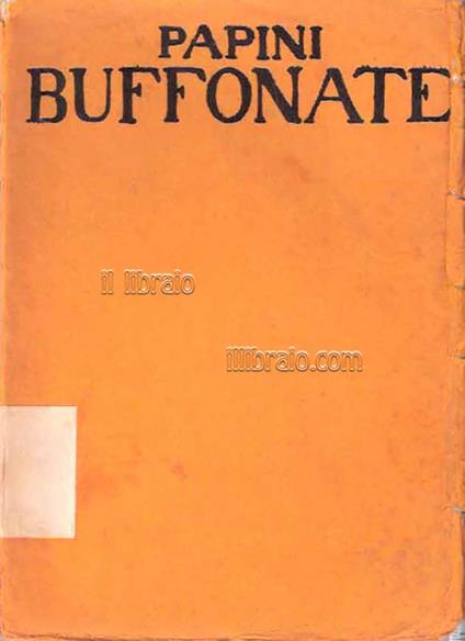Buffonate - Giovanni Papini - copertina