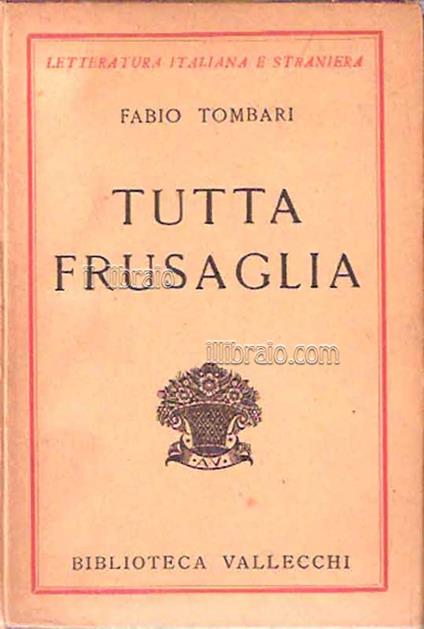 Tutta frusaglia - copertina