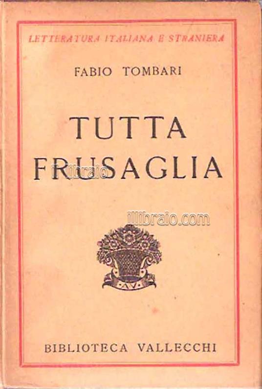 Tutta frusaglia - copertina
