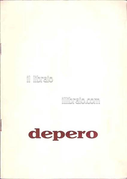 Fortunato Depero - copertina