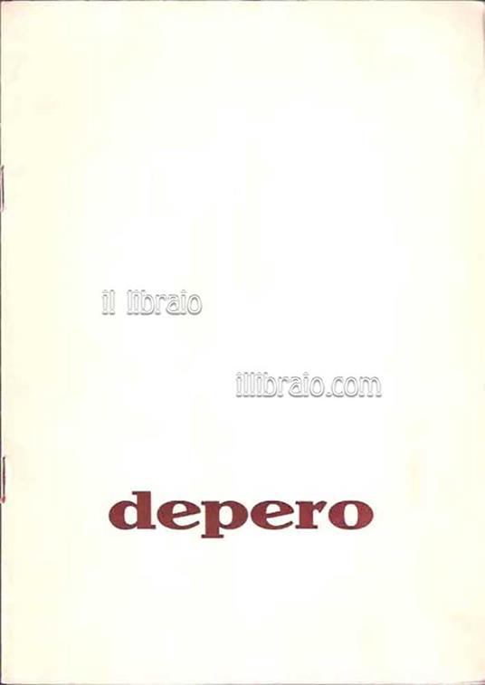 Fortunato Depero - copertina