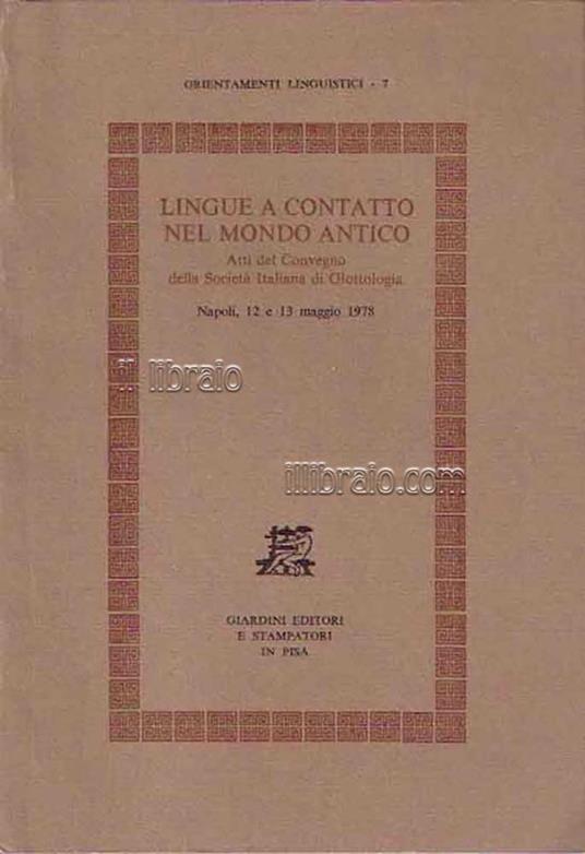 Lingua, dialetti, società - copertina