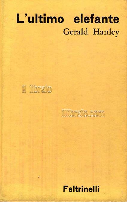 L' ultimo elefante - copertina