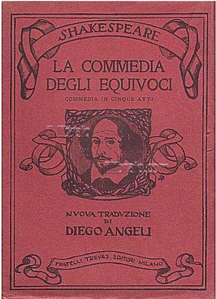 La commedia degli equivoci - copertina