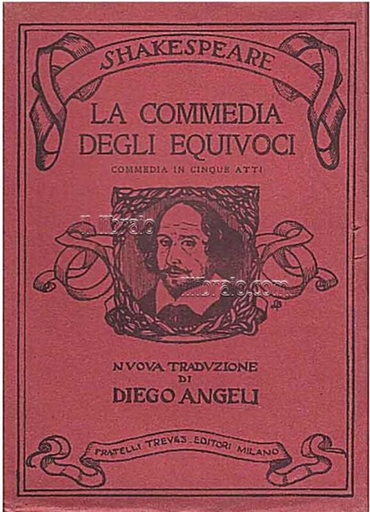 La commedia degli equivoci - copertina