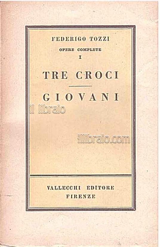Tre croci - Giovani - copertina
