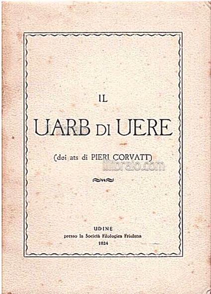 Il uarb di uere (doi ats) - copertina