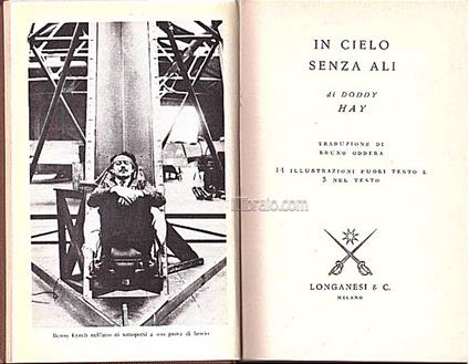 In cielo senza ali - copertina