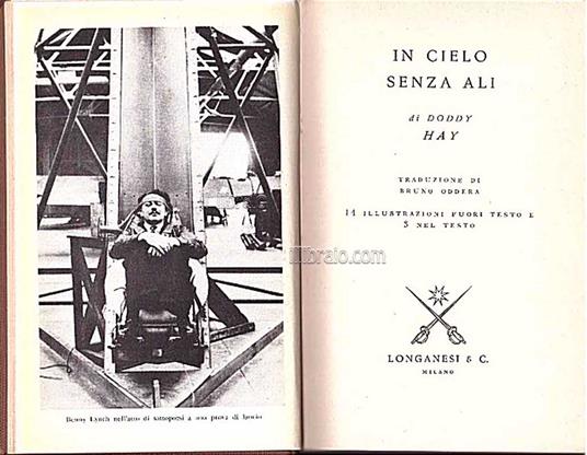 In cielo senza ali - copertina