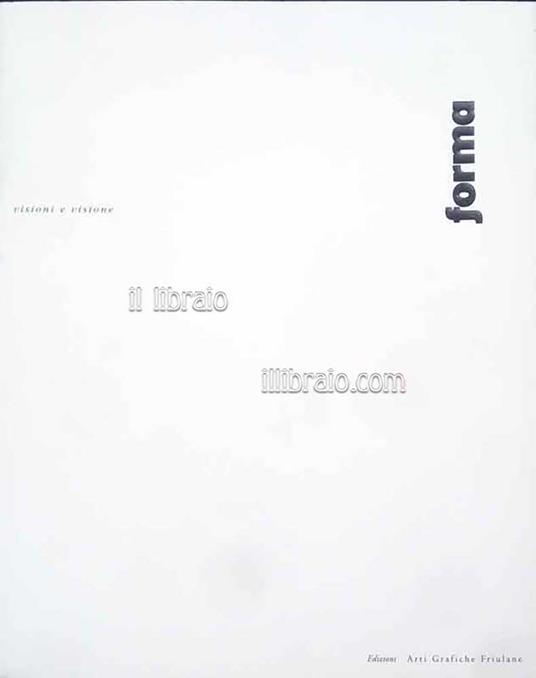 Forma. Visioni e visione - copertina