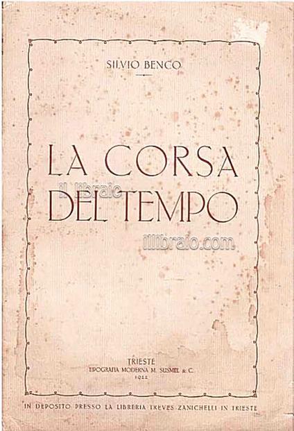 La corsa del tempo - copertina