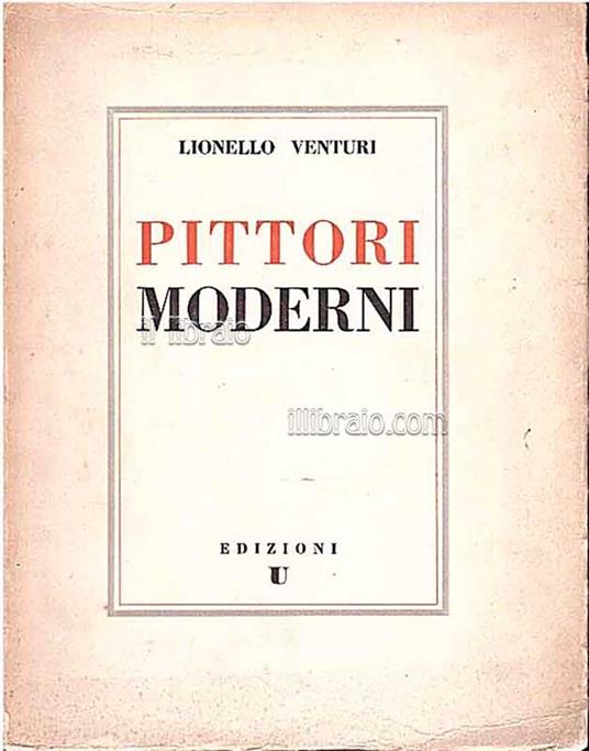 Pittori moderni - copertina