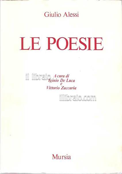 Le poesie - copertina