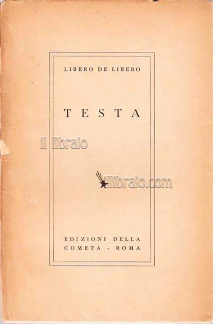 Testa - copertina