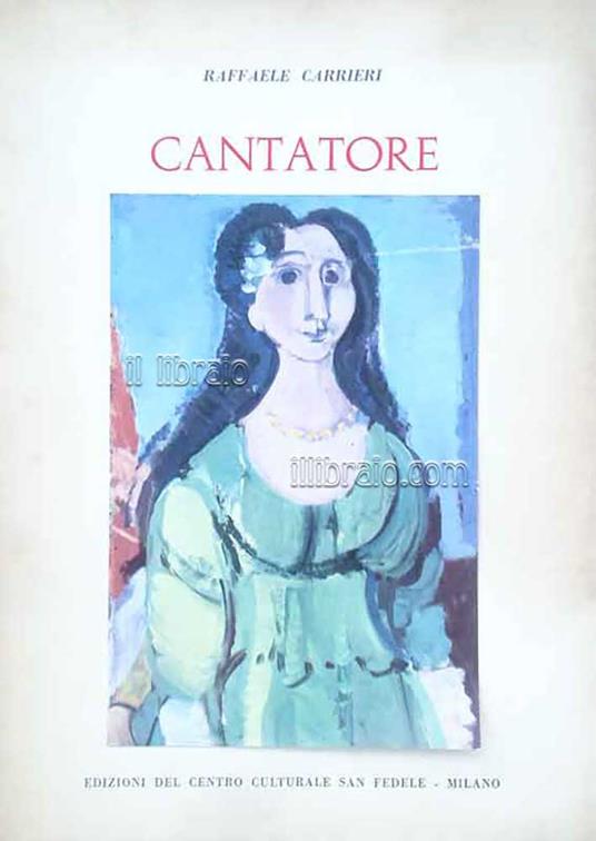 Cantatore - copertina