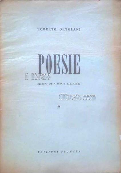 Poesie - copertina