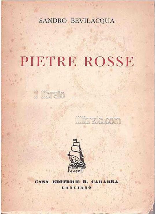 Pietre rosse (Liriche) - copertina