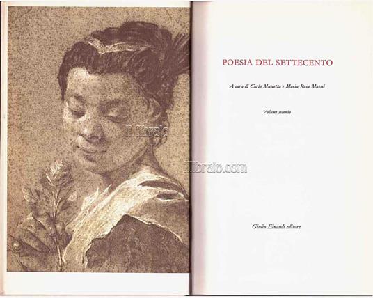 Poesia del Settecento II - copertina